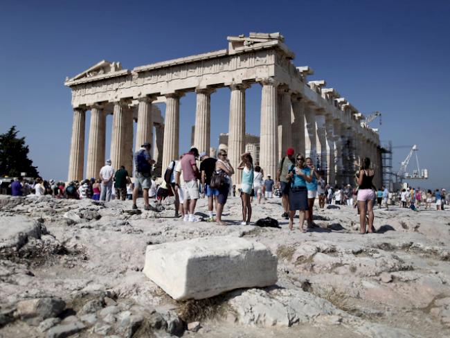 Griechenland muss grossen Anteil an Asylanträgen auf sich nehmen (Symbolbild: Parthenon-Tempel auf der Akropolis).