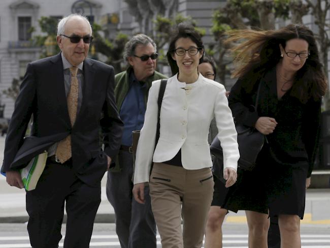 Ellen Pao am Freitag auf dem Weg ins Gericht in San Francisco