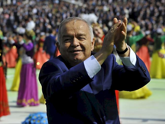 Möge die Wahl beginnen: Usbekistans Präsident Karimow (Archiv)