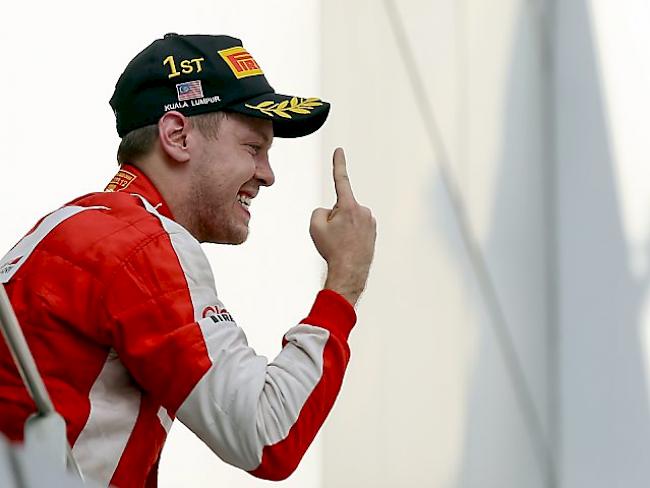 Erster GP-Sieg im Ferrari für Sebastian Vettel