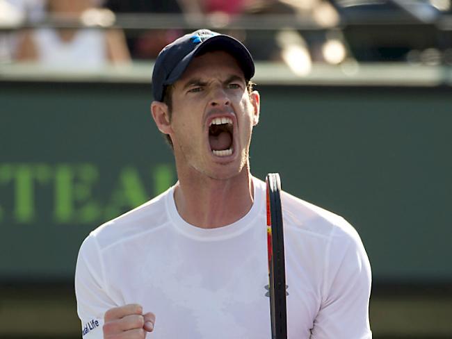 Andy Murray nahm die Hürde Dominic Thiem in drei Sätzen