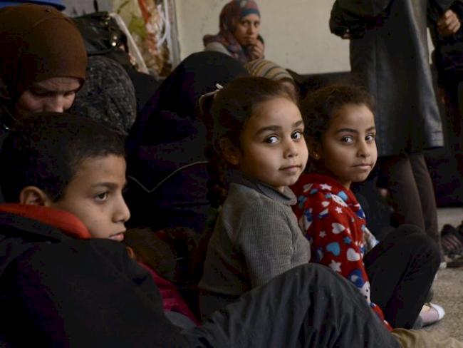 Palästinensische Flüchtlinge in Syrien (Archiv): Kollektivunterbringungen bedürfen einer eingehenden Prüfung - Wohnungen wären dienlicher.