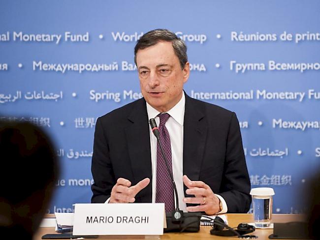 Mario Draghi: Euro-Zone gut gegen Griechenland-Ansteckung gewappnet