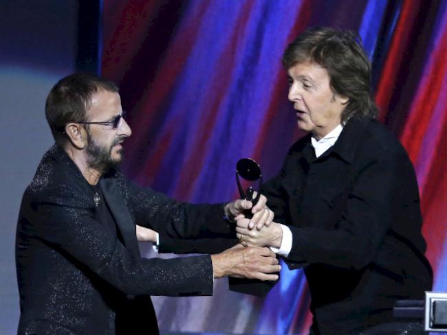 Paul McCartney hielt die Laudatio für Ex-Bandkollege Ringo Starr