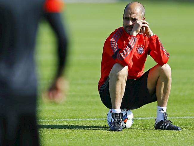 Nachdenklicher Bayern-Trainer Pep Guardiola