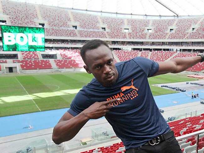 Nervt sich über seinen Konkurrenten Tyson Gay: Usain Bolt