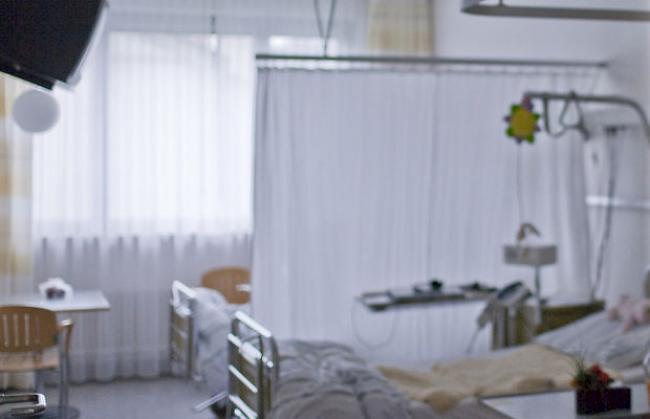 Blick in ein Spitalzimmer