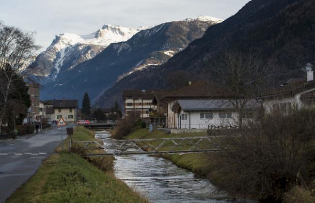 Der Grossgrundkanal, in den die Lonza Quecksilber abgeleitet hatte