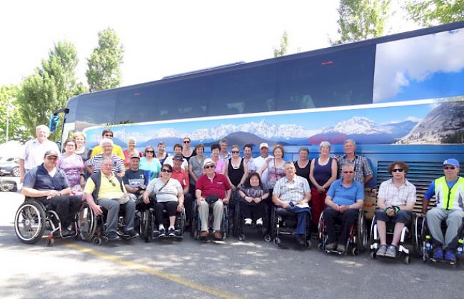 Der Rollstuhlclub Oberwallis begab sich ins Südtirol auf Jubiläumsreise.