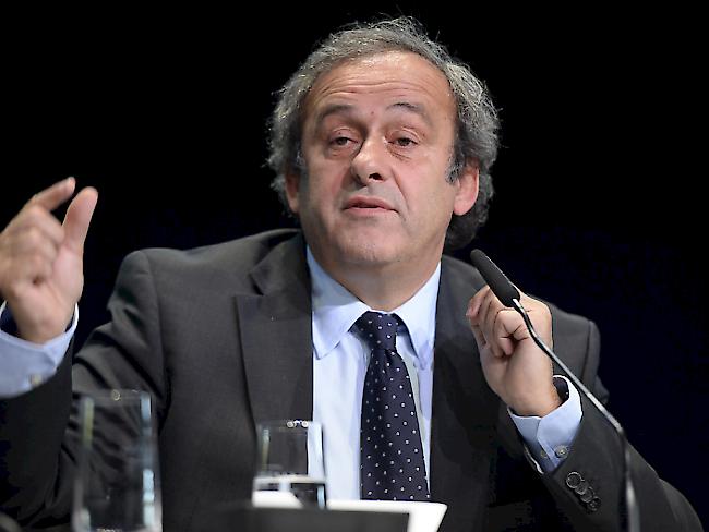 Fordert Blatters Rücktritt: UEFA-Präsident Michel Platini