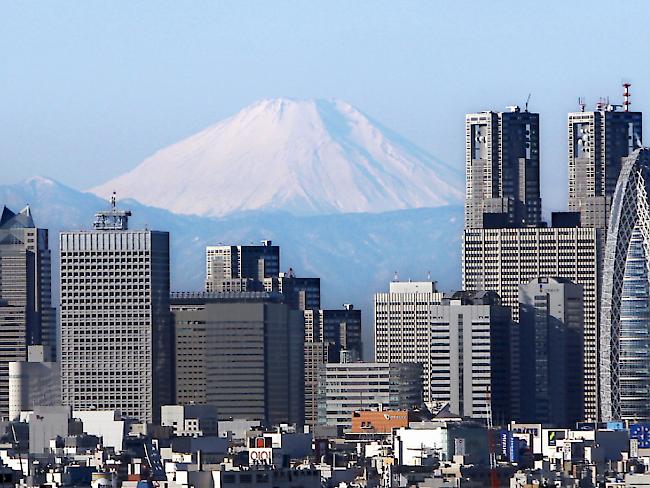 Das Erdbeben liess Gebäude in Tokio wanken (Symbolbild)