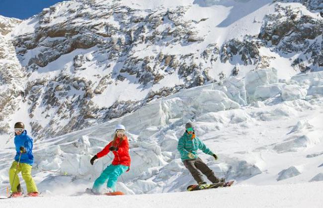 Skifahren in Saas-Fee wird gut bewertet.