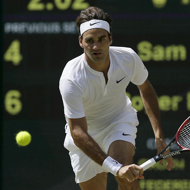 Federer leistet sich gegen Groth im dümmsten Moment einen Doppelfehler