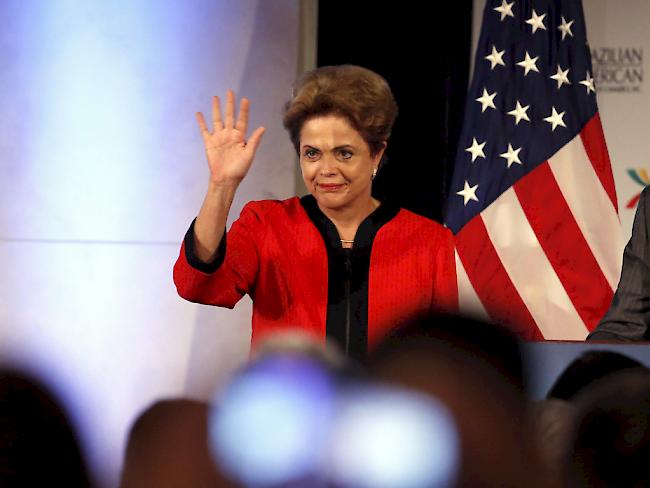 Sie und ihre Regierung wurden vom US-Geheimdienst ausgespäht: Brasiliens Präsidentin Dilma Rousseff, hier beim Besuch in den USA von Anfang Woche (Archiv)