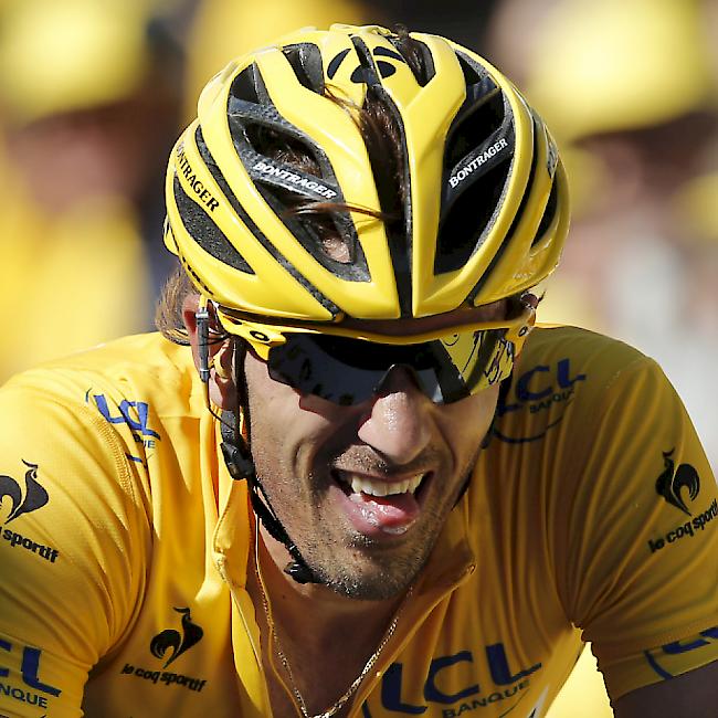 Nach der 2. Etappe der Tour de France in gelb: Fabian Cancellara (Archivbild)