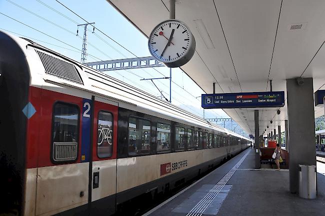 Züge der SBB können aktuell zwischen Visp und Brig nicht verkehren.