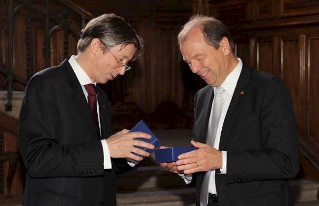 Besuch des Botschafters des Belgischen Königreichs in der Schweiz Maurice Tornay S.E. Jan Luykx.