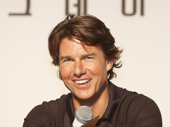 Tom Cruise am (heutigen) Freitag an der Premiere von "Mission Impossible : Rogue Nation" in Seoul.