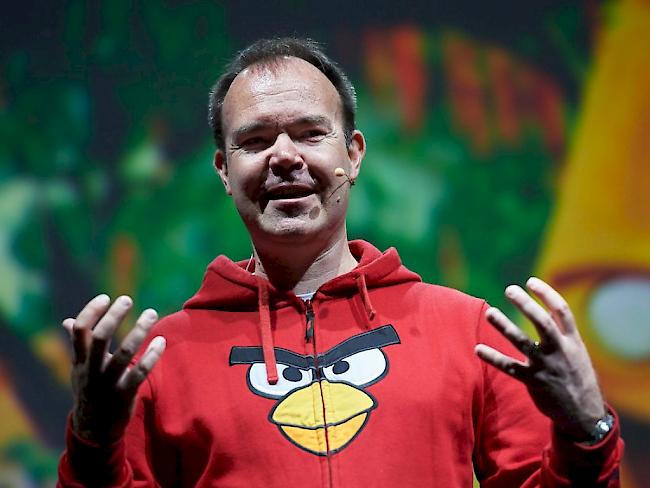 Angry-Birds-Erfinder Peter "The Mighty Eagle" Vesterbacka ist Marketingchef von Rovio. (Archiv)