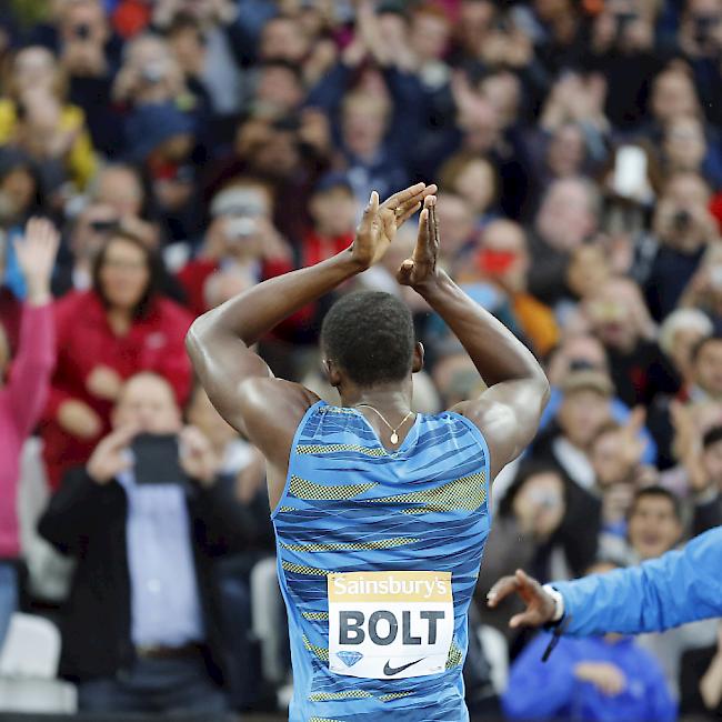 Usain Bolt kehrt Zürich den Rücken zu