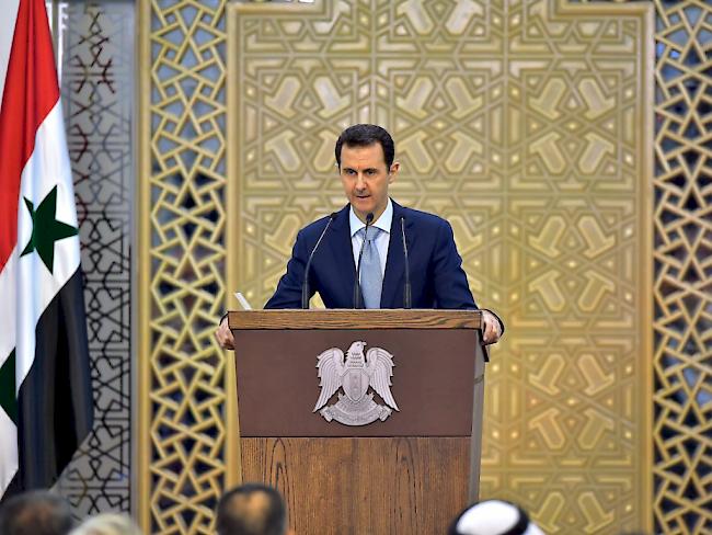 Muss mit neuen US-Sanktionen leben: Syriens Machthaber Assad (Archivbild)