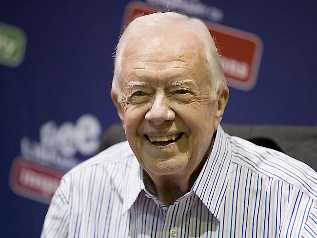 Um ein Stück Leber leichter: Ex-Präsident Jimmy Carter (Archivbild)