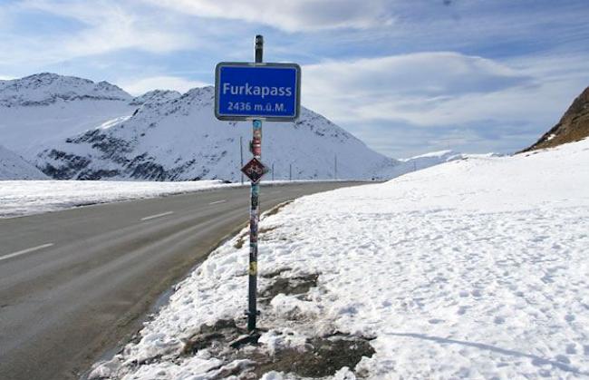 Am Mittwoch wird die Wintersperre am Furkapass aufgehoben. (Archiv)  