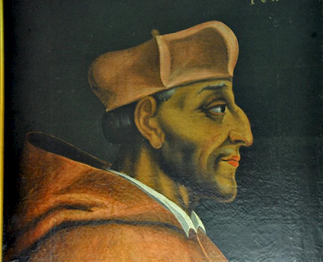 Porträt von Kardinal Matthäus Schiner.