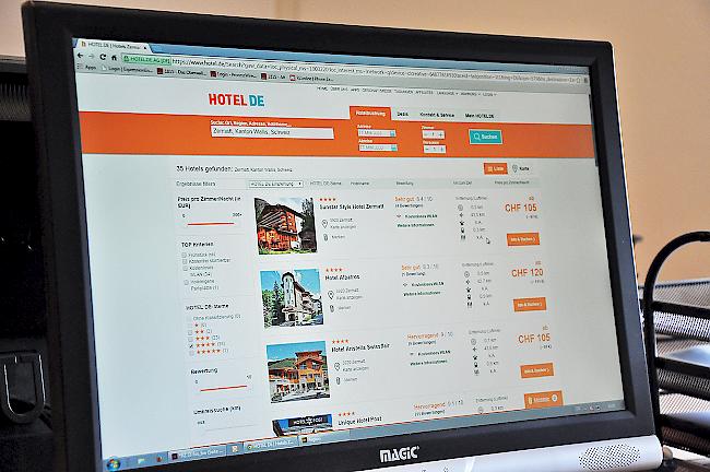 Immer mehr Leute reservieren ihr Hotelzimmer über Buchungsportale wie «Hotel.de».