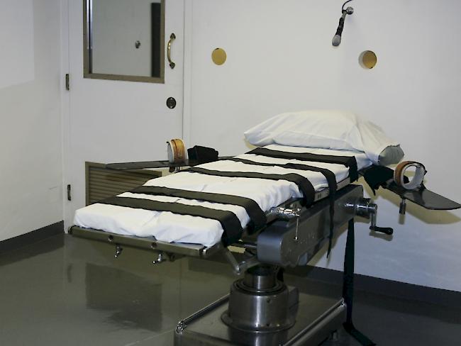 Exekutionskammer in einem Gefängnis in den USA: Medikamente des Pharmakonzerns Mylan könnten bei Exekutionen mit der Giftspritze zum Einsatz gekommen sein (Archiv).