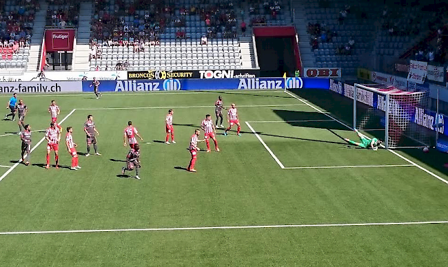 Der FC Sitten trat am Sonntagnachmittag auswärts gegen Thun an.