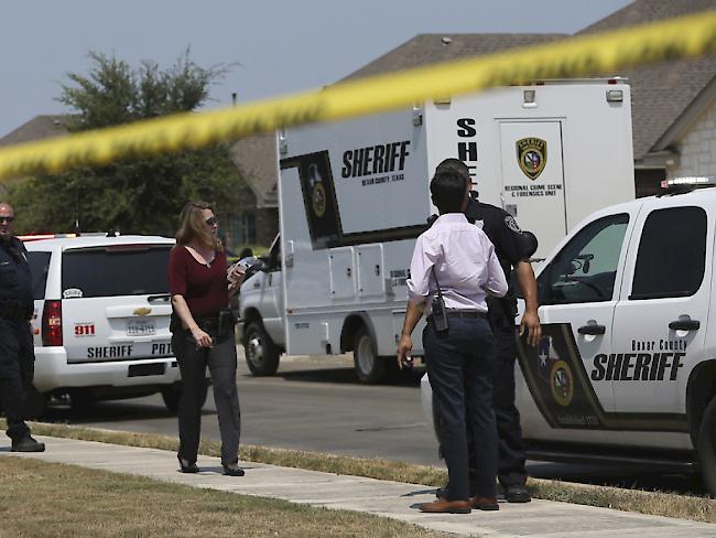 Der Tatort in der Nähe der texanischen Stadt San Antonio: Hier erschossen zwei Polizisten vergangene Woche einen Mann. Die Polizisten waren wegen eines Streits in einem Haushalt gerufen worden. Die Polizisten wurden am Mittwoch suspendiert. (Archivbild)