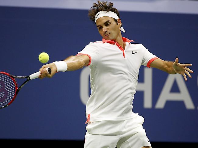 Roger Federer zeigte sich in bester Spiellaune