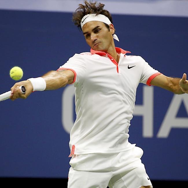 Roger Federer zeigte sich in bester Spiellaune