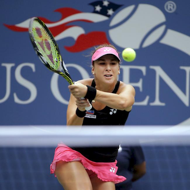 Belinda Bencic konnte ihren Erfolg aus dem Vorjahr am US Open nicht wiederholen