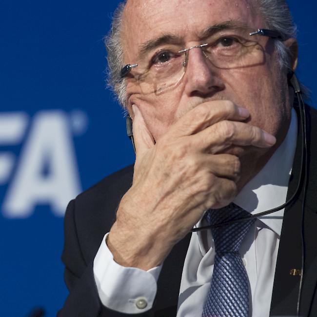 Ein nachdenklicher Sepp Blatter