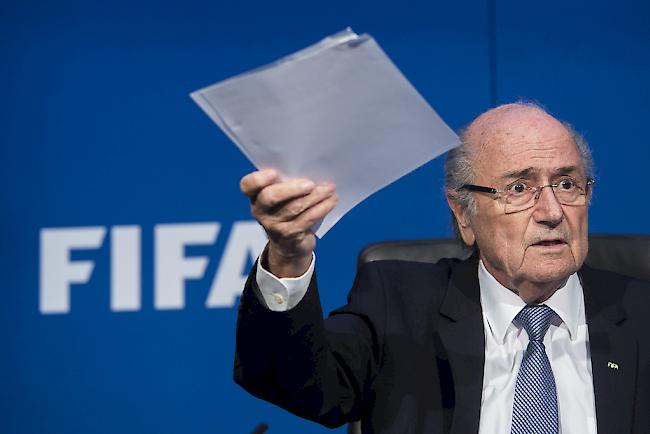 FIFA-Chef Sepp Blatter will nicht zurücktreten. 