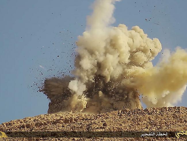 Explosion in Palmyra: IS-Terroristen sprengen antiken Triumphbogen (Archivbild)