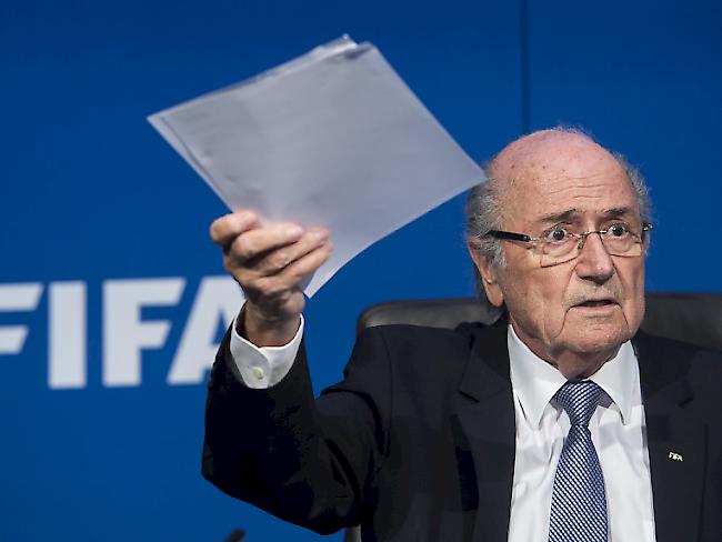 Sepp Blatter legte Einspruch gegen die 90-tägige Sperre der FIFA-Ethikkommission ein.