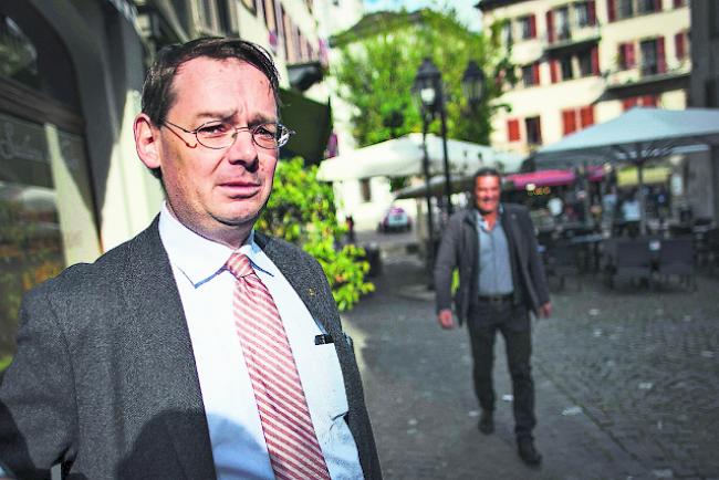 Ungemütliche Zeiten. Die SVPO mit Parteipräsident Franz Ruppen distanziert sich von ihrem Mitglied.