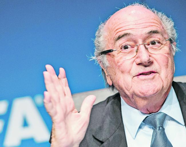 Keine Spital-Behandlung mehr. Sepp Blatter.  