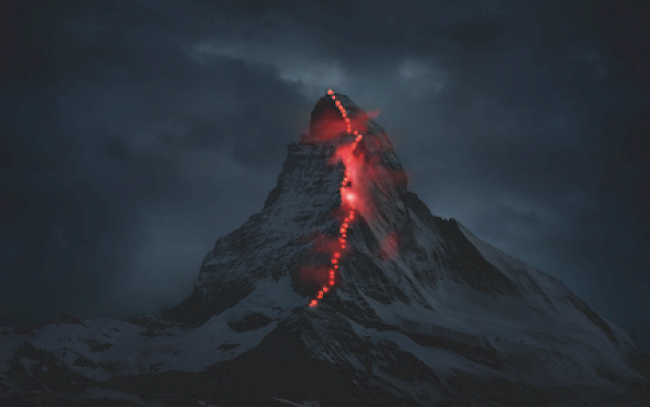 PR-Bild des Jahres Schweiz:  Mammut Sports Group AG, «Matterhorn Key Visual». Eingereicht durch: Silvia Brüllhardt. Fotograf: Robert Bösch.