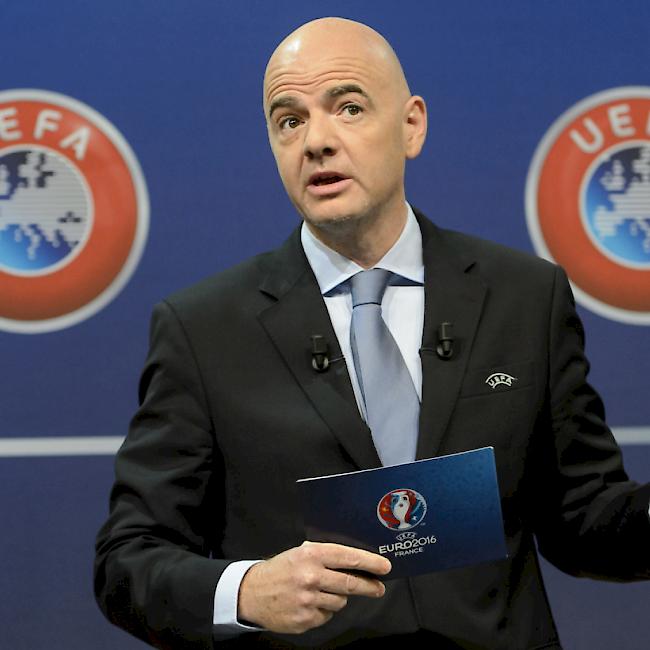 UEFA-Generalsekretär Gianni Infantino (45) gehört zu den fünf Anwärtern für die FIFA-Präsidentenamt
