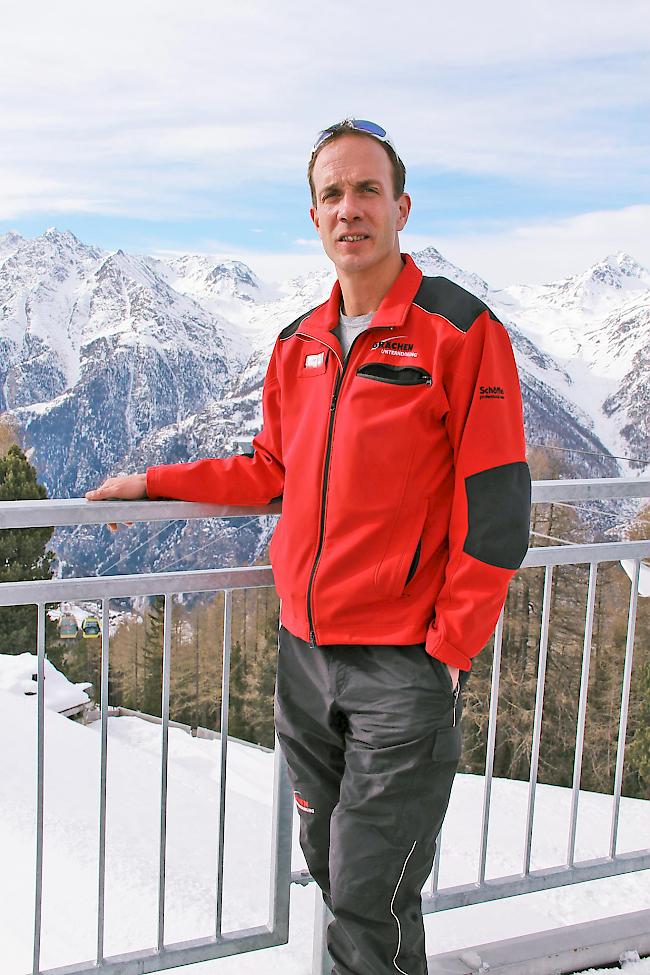 Sven Ruff ist Vizedirektor der Touristischen Unternehmung Grächen.