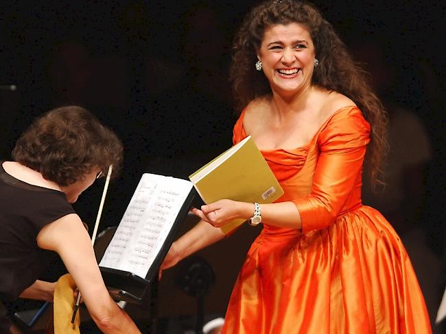 Cecilia Bartoli gräbt gerne längst vergessene Lieder aus: Für dieses Engagement erhält die in Zürich lebende Opernsängerin den schwedischen Polar-Musikpreis (Archiv).