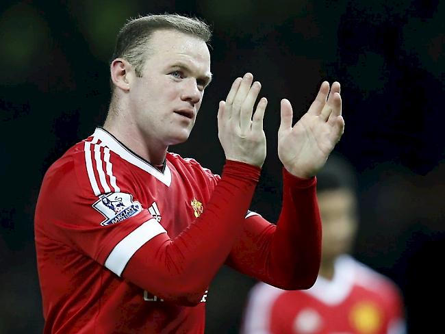 Wayne Rooney spielt seit 2004 für Manchester United. (Archiv)