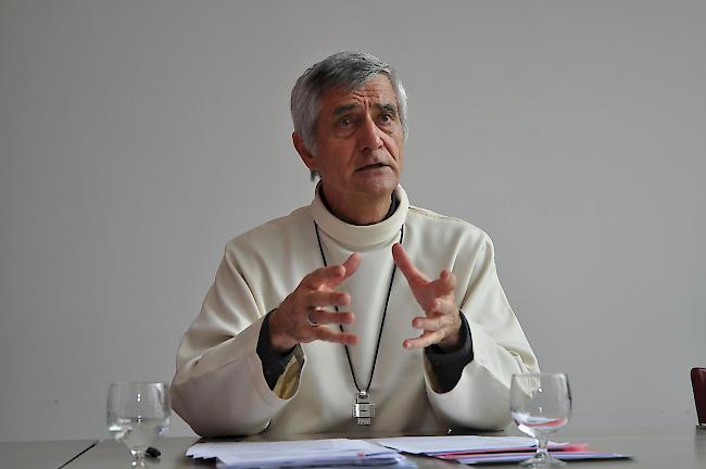 Jean-Marie Lovey, der Bischof von Sitten.