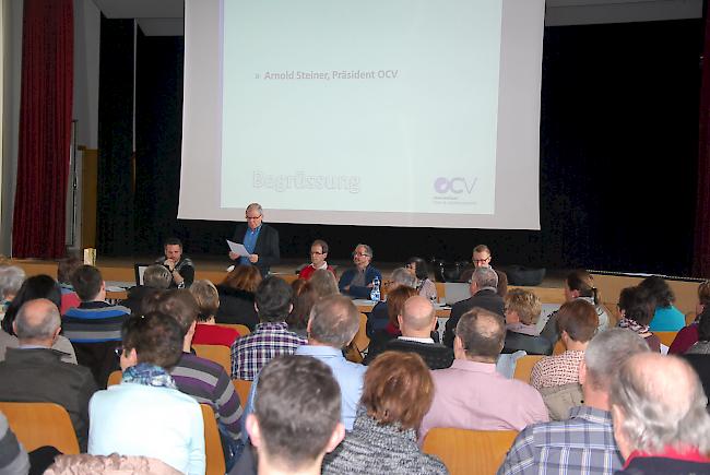 An der heutigen DV in Glis nahmen über 80 Delegierte teil. 