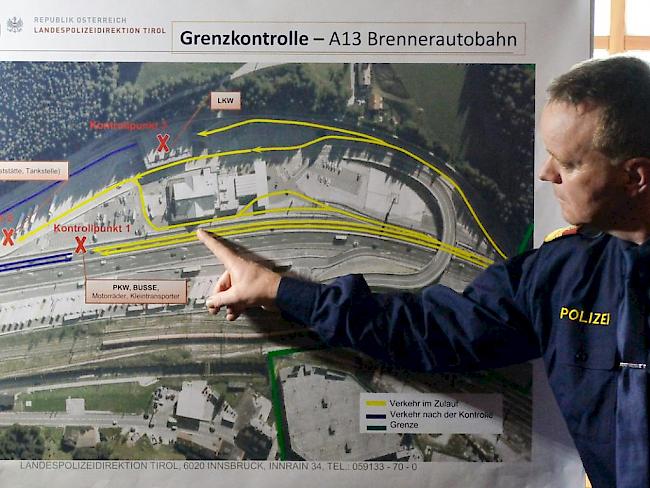 Sie ist weiterhin umstritten: die von Österreich am vergangenen Mittwoch vorgestellte Grenzkontrolle am Brenner