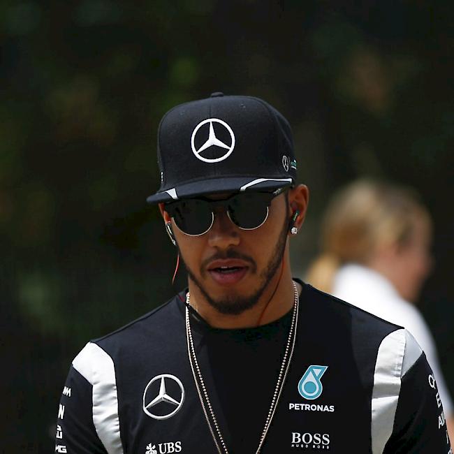 Lewis Hamilton fuhr die beste Zeit des Tages
